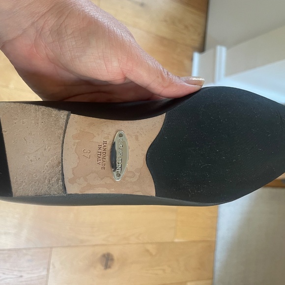 Sarah Flint Natalie Black Vachetta Flat Size 37 - Picture 9 of 15